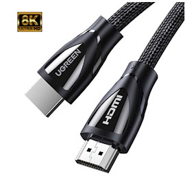 HDMI კაბელი UGREEN HD140 (80402) 8K HDMI 2.1 to HDMI 2.1 Cable, 1.5m, Black